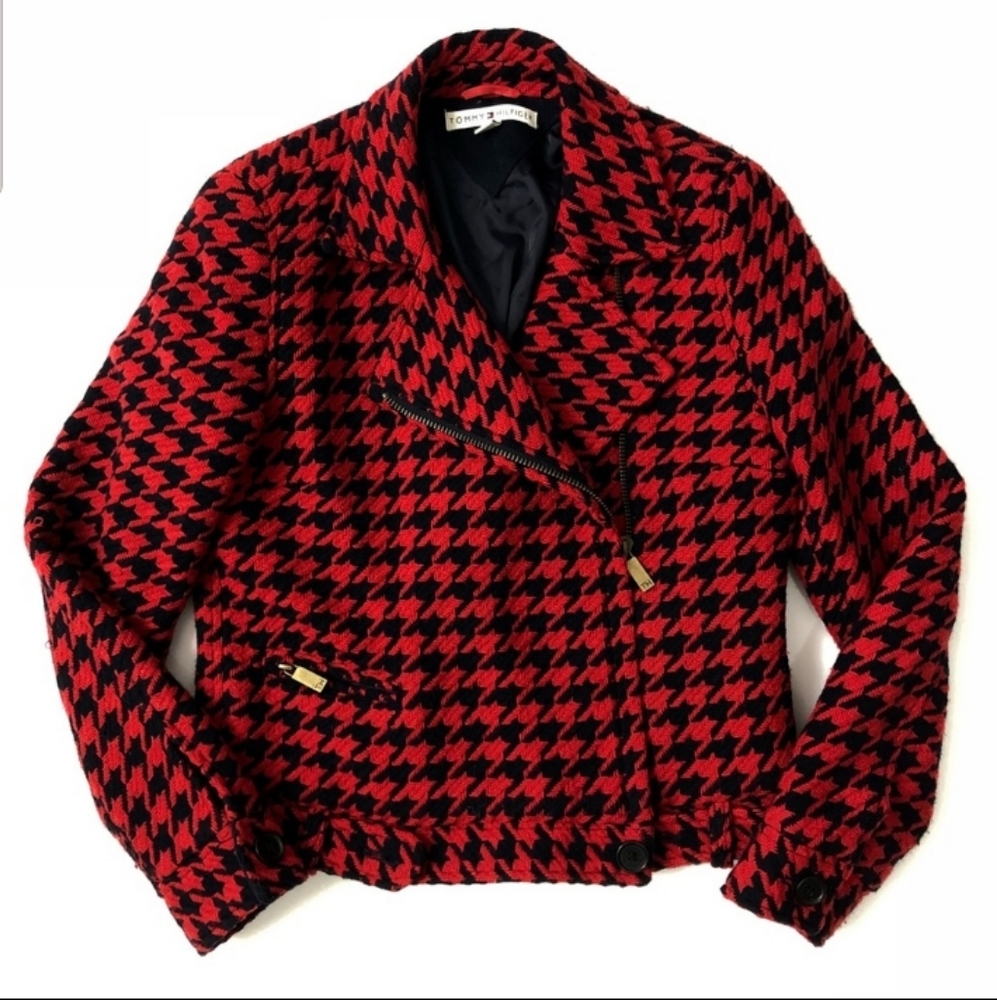 SOLD - Houndstooth Tommy Hilfiger Jacket